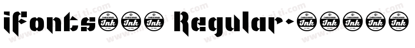 iFonts周年体 Regular字体转换